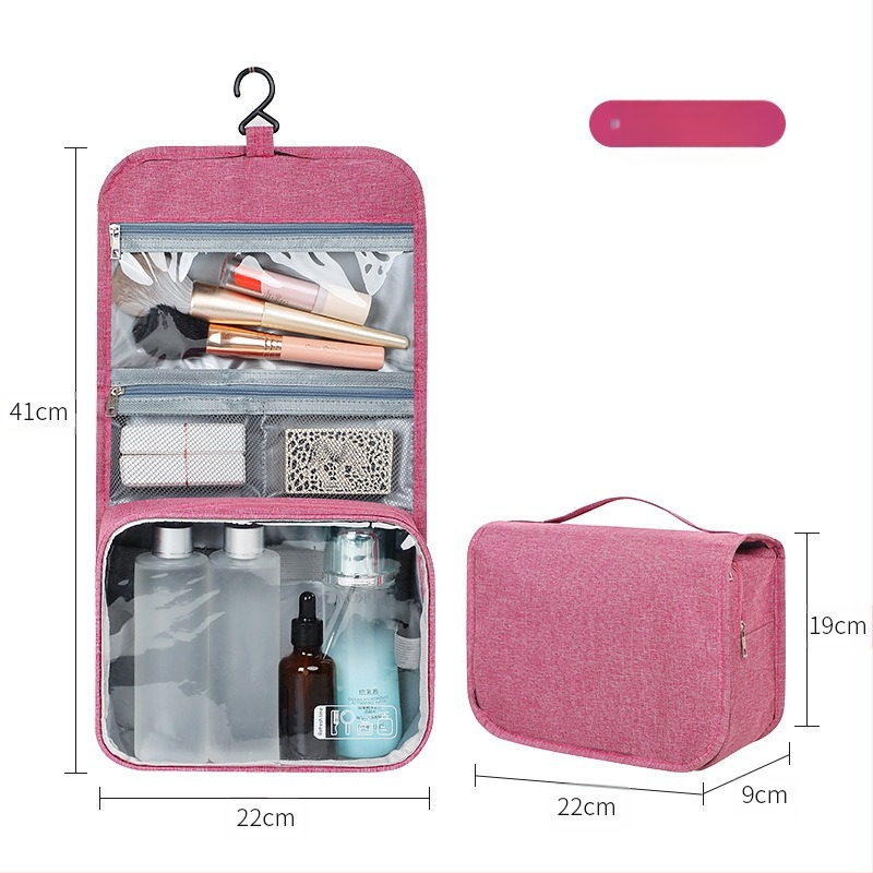 Geantă pentru toalete cu separare uscat-ud, portabilă, material Oxford, design simplu și modern, ideală pentru călătorii și deplasări de afaceri