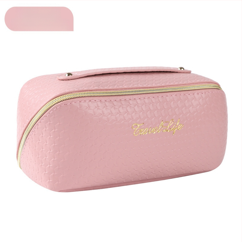 Geantă de toaletă din PU - piele pentru călătorii, multifuncțională, impermeabilă, cu capacitate mare