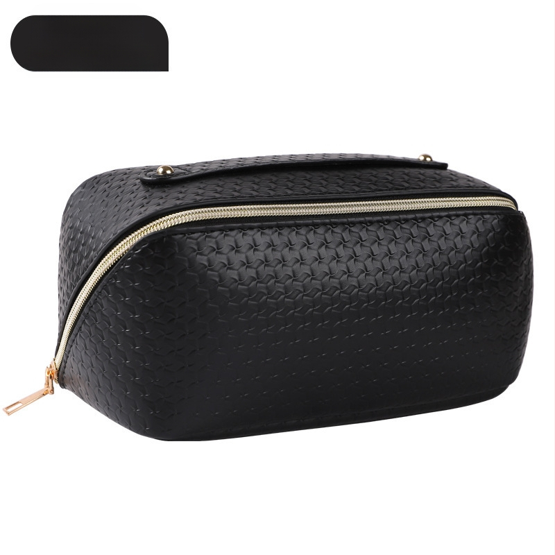 Geantă de toaletă din PU - piele pentru călătorii, multifuncțională, impermeabilă, cu capacitate mare