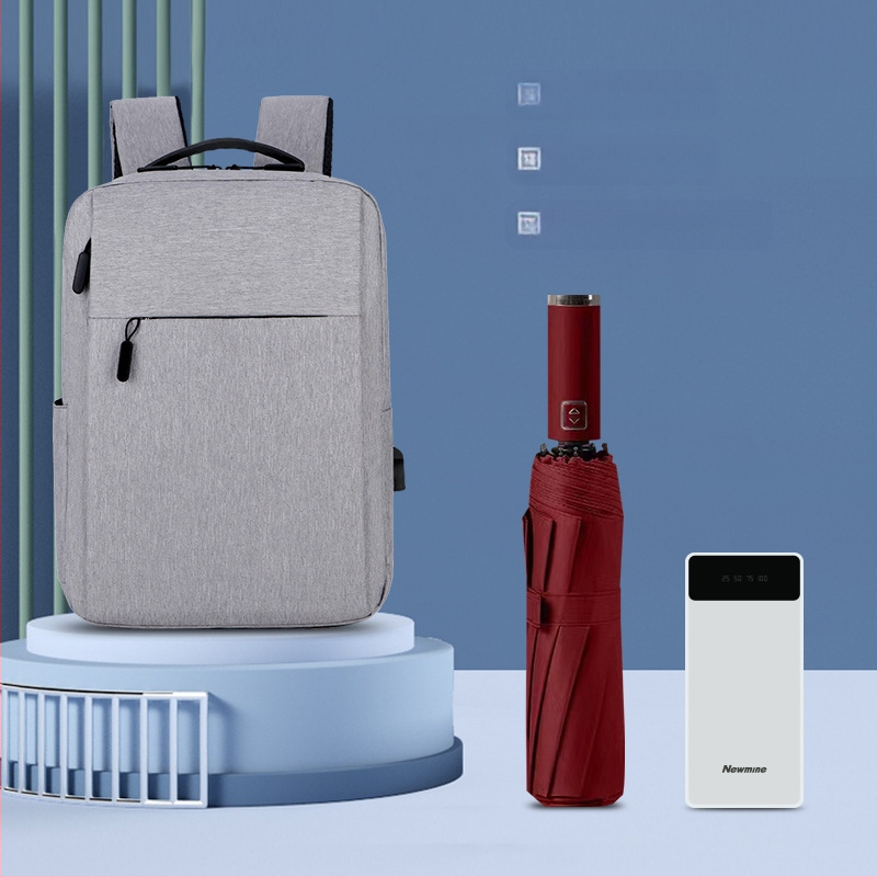 Σετ δώρων με σακίδιο - μοντέρνο και απλό εταιρικό δώρο για το προσωπικό και τους συναδέλφους