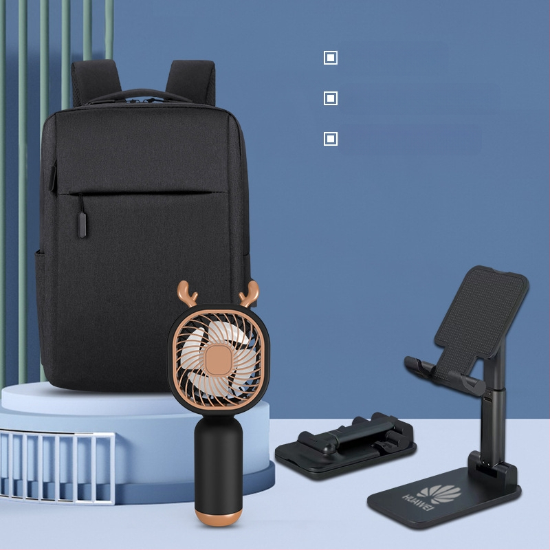 Σετ δώρων με σακίδιο - μοντέρνο και απλό εταιρικό δώρο για το προσωπικό και τους συναδέλφους