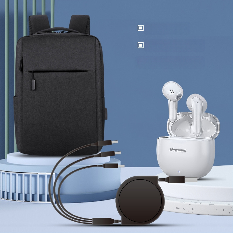 Σετ δώρων με σακίδιο - μοντέρνο και απλό εταιρικό δώρο για το προσωπικό και τους συναδέλφους