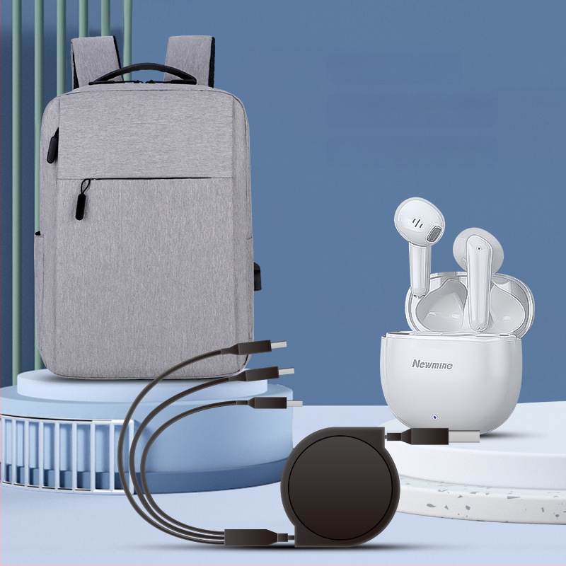 Σετ δώρων με σακίδιο - μοντέρνο και απλό εταιρικό δώρο για το προσωπικό και τους συναδέλφους