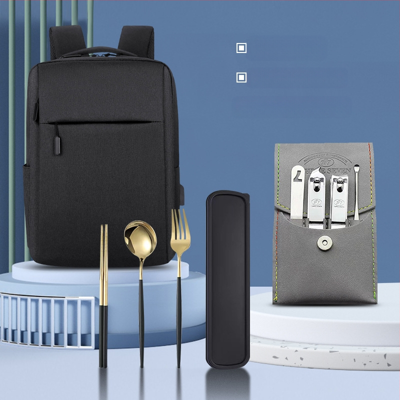 Σετ δώρων με σακίδιο - μοντέρνο και απλό εταιρικό δώρο για το προσωπικό και τους συναδέλφους