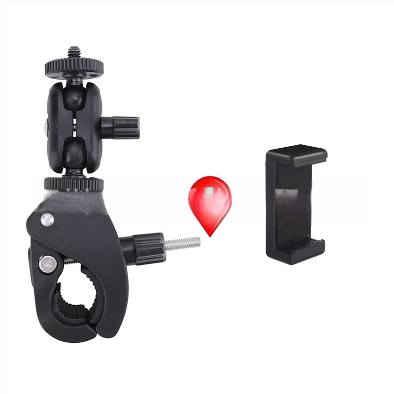 Universal σφιγκτήρας σωλήνα για smartphones και κάμερες δράσης — μοντέλο Universal, υλικό πλαστικό/μέταλλο, σταθερή λήψη