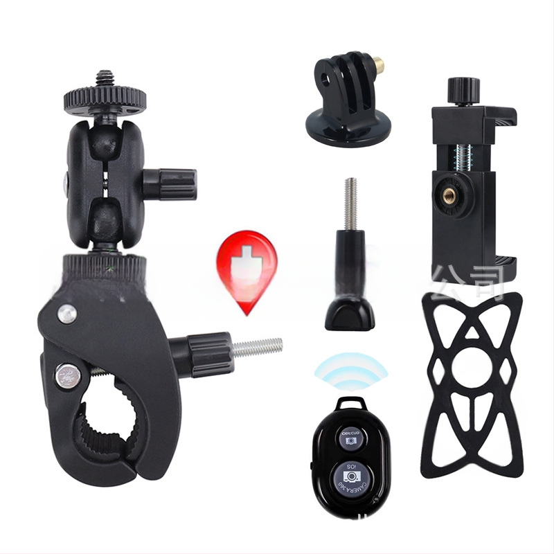 Universal σφιγκτήρας σωλήνα για smartphones και κάμερες δράσης — μοντέλο Universal, υλικό πλαστικό/μέταλλο, σταθερή λήψη