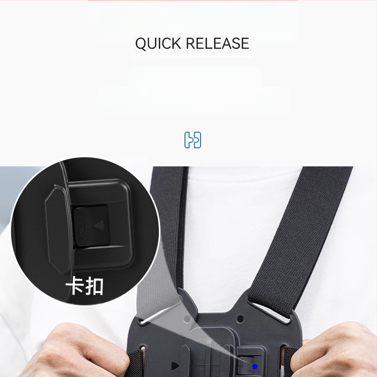 TELESIN εξάρτημα στήριξης κάμερας δράσης συμβατό με GoPro 12, Insta360 X3/X4 και DJI Action 5/4/3