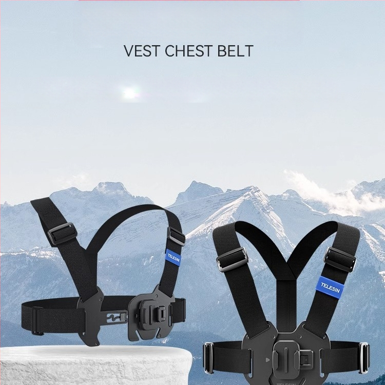 TELESIN εξάρτημα στήριξης κάμερας δράσης συμβατό με GoPro 12, Insta360 X3/X4 και DJI Action 5/4/3