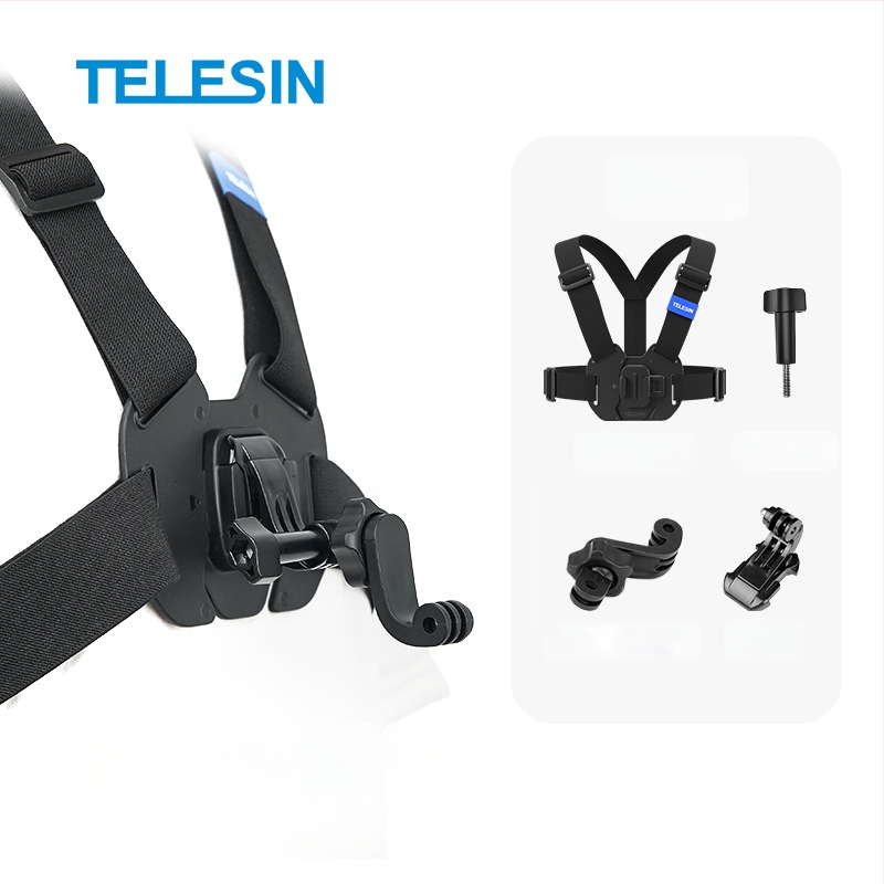 TELESIN εξάρτημα στήριξης κάμερας δράσης συμβατό με GoPro 12, Insta360 X3/X4 και DJI Action 5/4/3