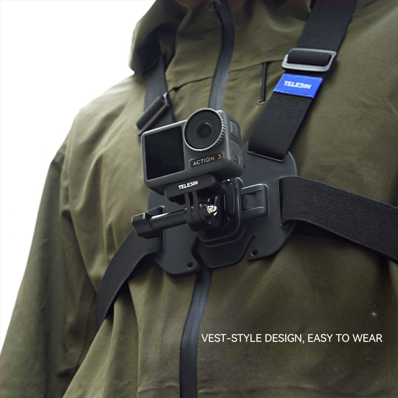 TELESIN εξάρτημα στήριξης κάμερας δράσης συμβατό με GoPro 12, Insta360 X3/X4 και DJI Action 5/4/3