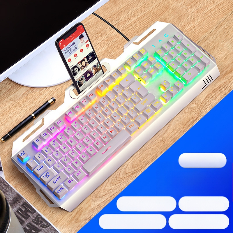 Silver Carving V2 гейминг клавиатура, 104 клавиша, проводна, с подложка за длан, Crater Architecture