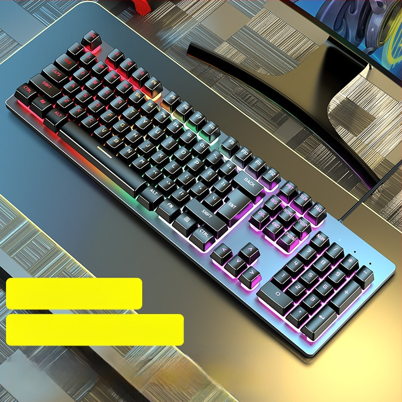 Forerunner GX300 σετ παιχνιδιών πληκτρολογίου και ποντικιού, ενσύρματο USB, οπτικό 1600dpi, φωτιζόμενο, εργονομικό