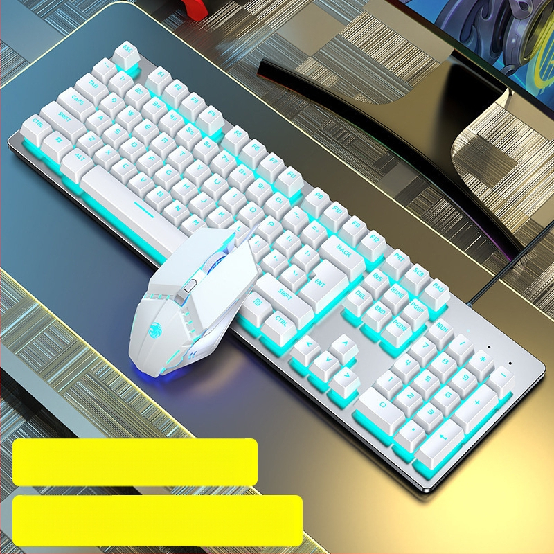 Forerunner GX300 σετ παιχνιδιών πληκτρολογίου και ποντικιού, ενσύρματο USB, οπτικό 1600dpi, φωτιζόμενο, εργονομικό