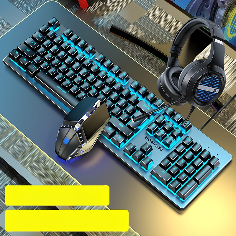 Forerunner GX300 σετ παιχνιδιών πληκτρολογίου και ποντικιού, ενσύρματο USB, οπτικό 1600dpi, φωτιζόμενο, εργονομικό