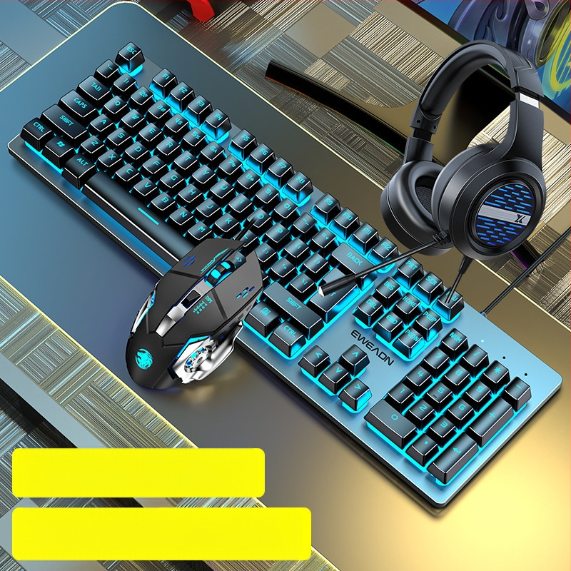 Forerunner GX300 σετ παιχνιδιών πληκτρολογίου και ποντικιού, ενσύρματο USB, οπτικό 1600dpi, φωτιζόμενο, εργονομικό