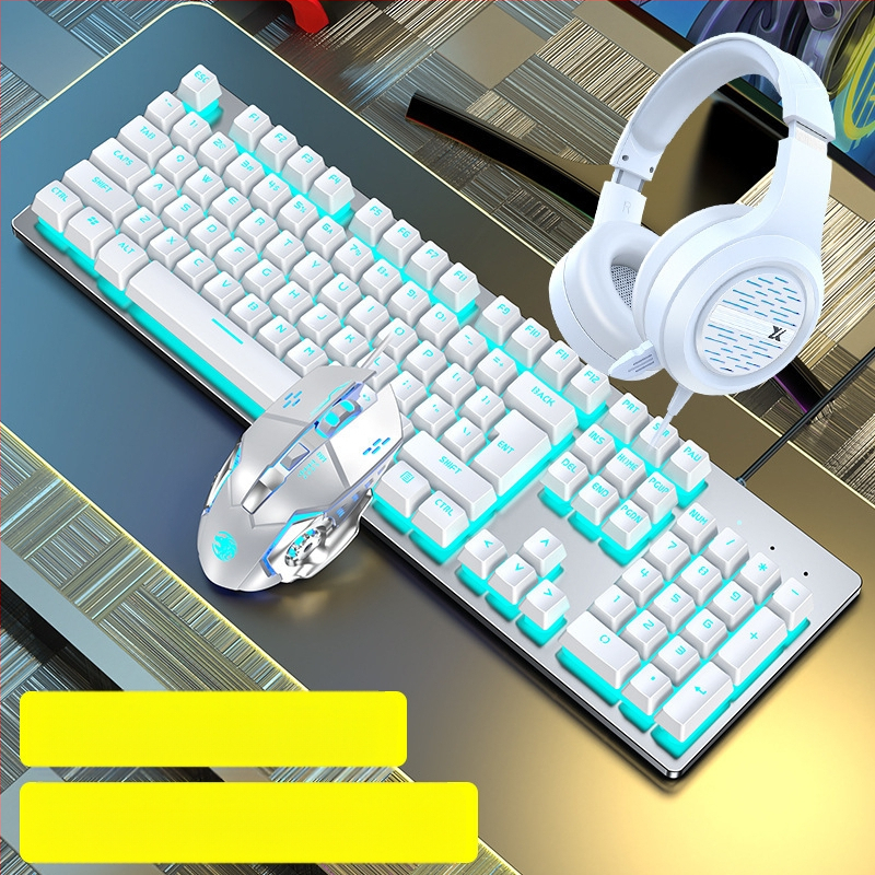 Forerunner GX300 σετ παιχνιδιών πληκτρολογίου και ποντικιού, ενσύρματο USB, οπτικό 1600dpi, φωτιζόμενο, εργονομικό