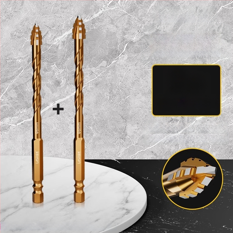 Четиризъбна назъбена ексцентрична глава за пробиване на керамични плочки и бетон – сухо пробиване, изключително твърда