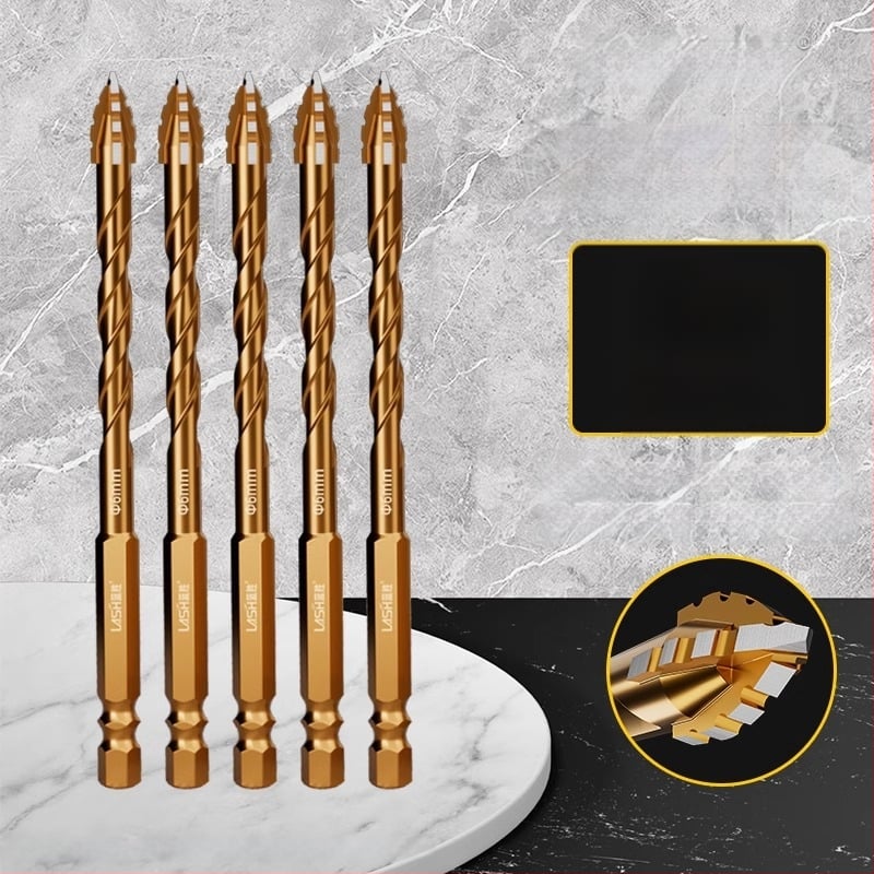 Четиризъбна назъбена ексцентрична глава за пробиване на керамични плочки и бетон – сухо пробиване, изключително твърда