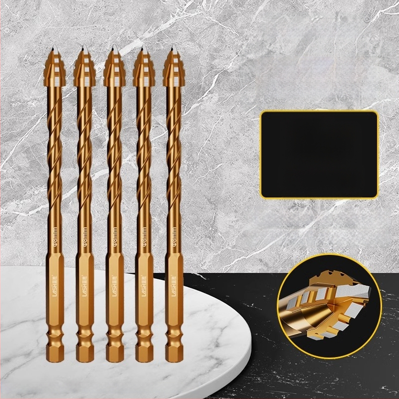 Четиризъбна назъбена ексцентрична глава за пробиване на керамични плочки и бетон – сухо пробиване, изключително твърда