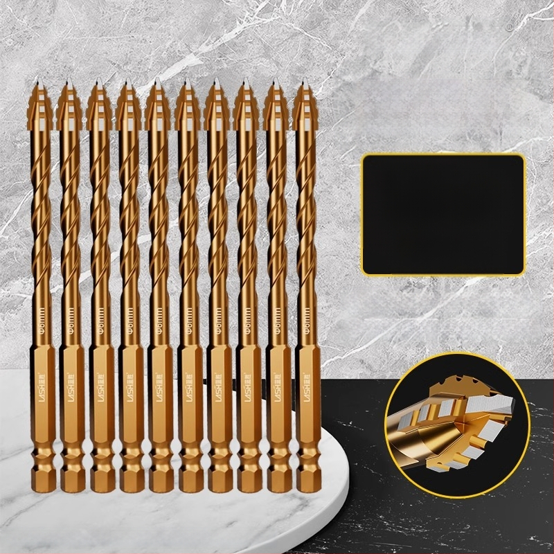 Четиризъбна назъбена ексцентрична глава за пробиване на керамични плочки и бетон – сухо пробиване, изключително твърда