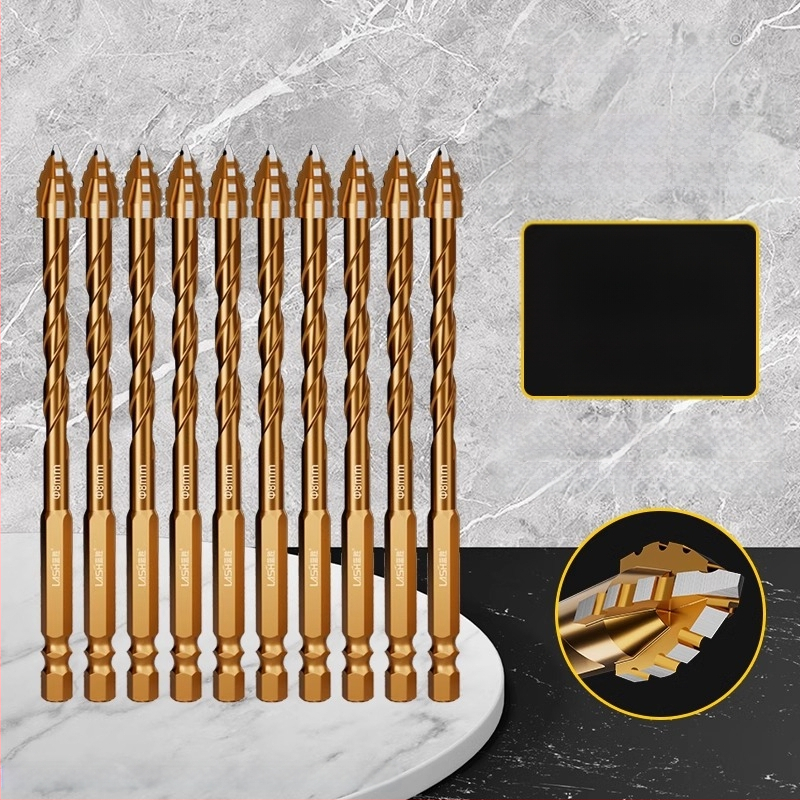 Четиризъбна назъбена ексцентрична глава за пробиване на керамични плочки и бетон – сухо пробиване, изключително твърда