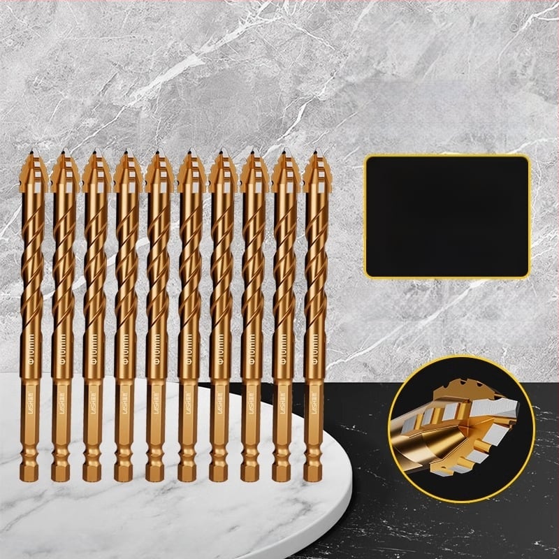 Четиризъбна назъбена ексцентрична глава за пробиване на керамични плочки и бетон – сухо пробиване, изключително твърда