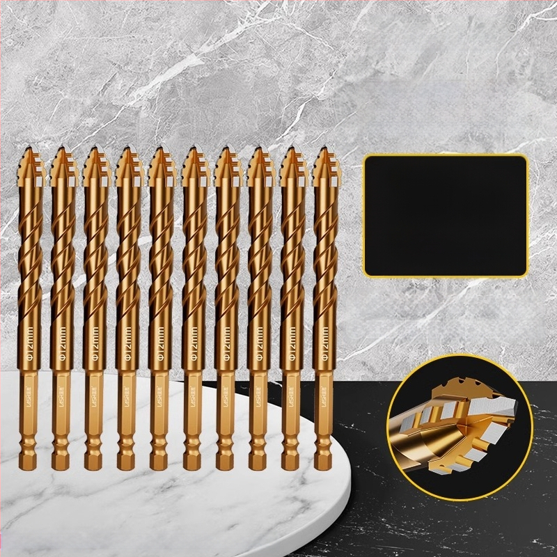 Четиризъбна назъбена ексцентрична глава за пробиване на керамични плочки и бетон – сухо пробиване, изключително твърда