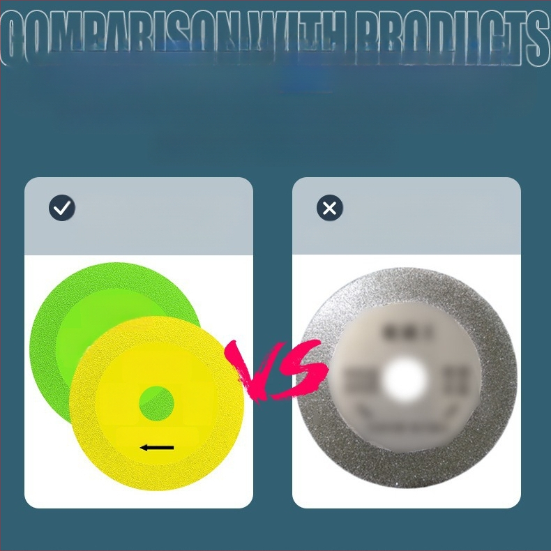 Διαμαντόδισκος υπερλεπτός κοπτικός δίσκος για γυαλί, κεραμικά, ζαϊντ και πλακάκια – Brazed, μοντέλο 100-15