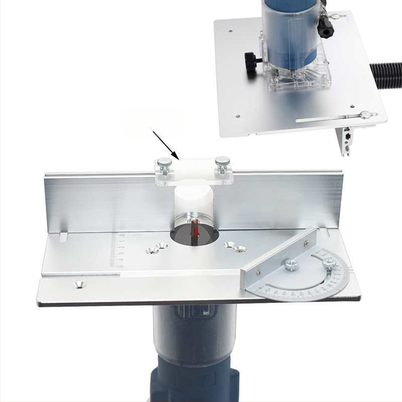 Дървообработваща машина за гравиране и фрезоване със многофункционална повдигаща работна маса, кантоване и канавки върху алуминиев панел — Напрежение 2,4 V