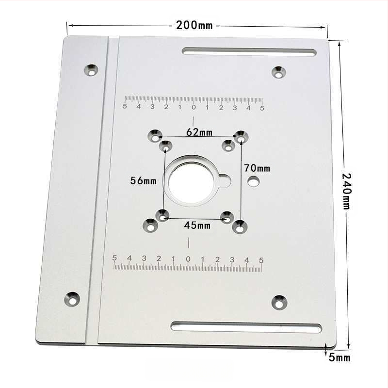 Дървообработваща машина за гравиране и фрезоване със многофункционална повдигаща работна маса, кантоване и канавки върху алуминиев панел — Напрежение 2,4 V