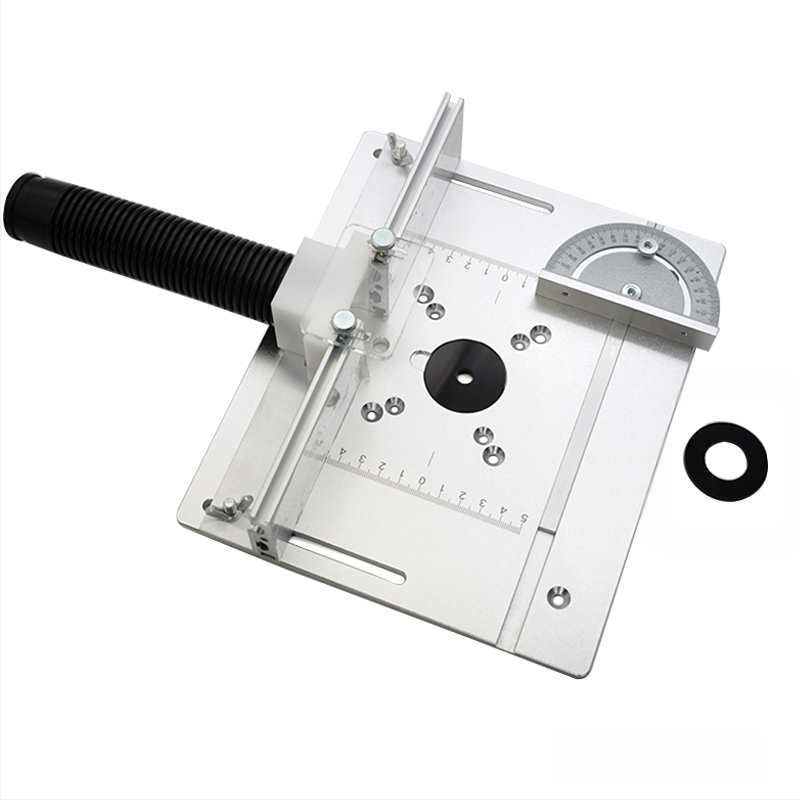 Дървообработваща машина за гравиране и фрезоване със многофункционална повдигаща работна маса, кантоване и канавки върху алуминиев панел — Напрежение 2,4 V