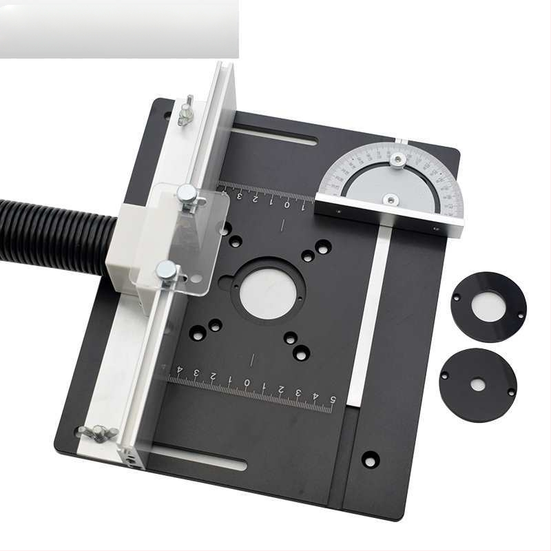 Дървообработваща машина за гравиране и фрезоване със многофункционална повдигаща работна маса, кантоване и канавки върху алуминиев панел — Напрежение 2,4 V