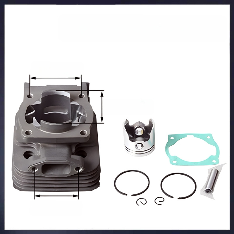 Kéthordós fűkasza hengerfej — fém, fűkasza/kertészeti géphez, 0,43 kg, kompatibilis a 40-5/430 és 40-6/44-5/48F modellekkel