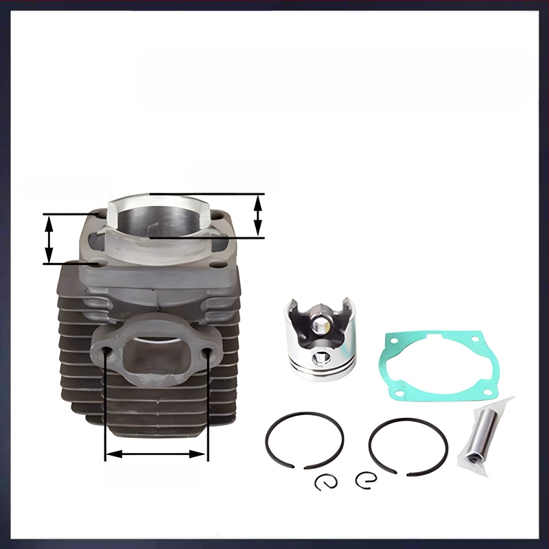 Kéthordós fűkasza hengerfej — fém, fűkasza/kertészeti géphez, 0,43 kg, kompatibilis a 40-5/430 és 40-6/44-5/48F modellekkel