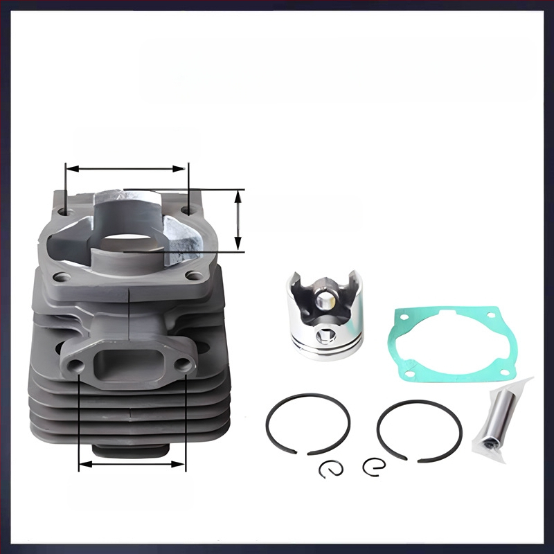 Kéthordós fűkasza hengerfej — fém, fűkasza/kertészeti géphez, 0,43 kg, kompatibilis a 40-5/430 és 40-6/44-5/48F modellekkel