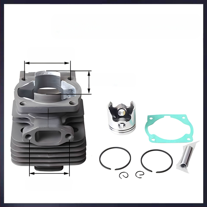 Kéthordós fűkasza hengerfej — fém, fűkasza/kertészeti géphez, 0,43 kg, kompatibilis a 40-5/430 és 40-6/44-5/48F modellekkel