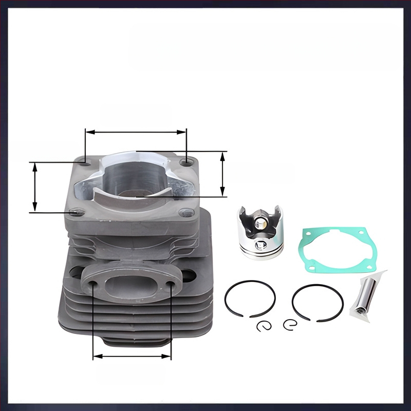 Kéthordós fűkasza hengerfej — fém, fűkasza/kertészeti géphez, 0,43 kg, kompatibilis a 40-5/430 és 40-6/44-5/48F modellekkel