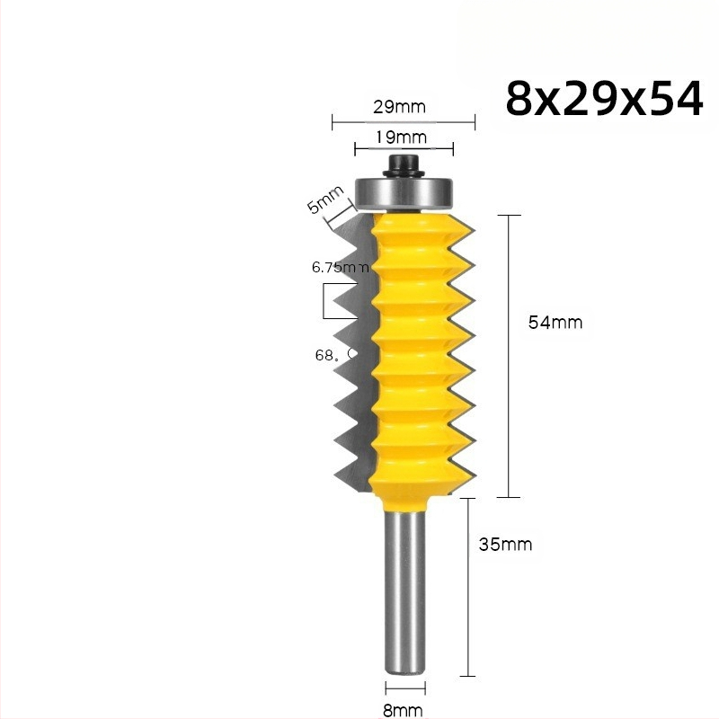 Φρέζα με mortise για ξύλο με πολλαπλά δόντια — κοπή εγκοπών, αυλακώσεων και συνδέσεων