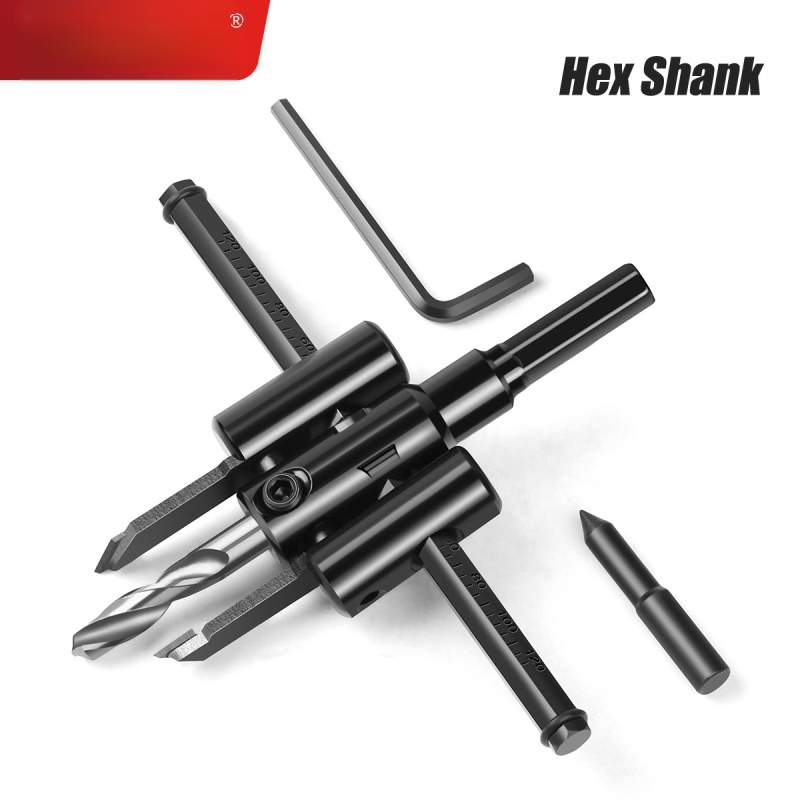 Регулируем инструмент за пробиване на отвори за дървообработване, самолетоподобен дизайн, интегриран таванен пробивател – Hibiscus Jincheng