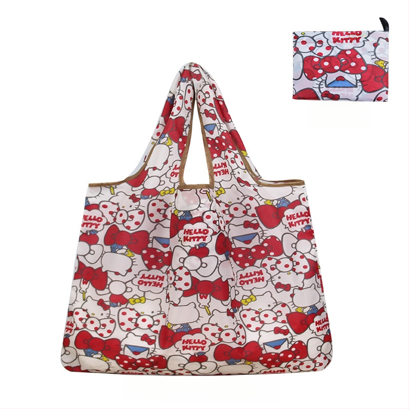 Τσάντα tote με καρτούν — επαναχρησιμοποιήσιμη περιβαλλοντική τσάντα αγορών, μεταξοτυπία, προσαρμόσιμη