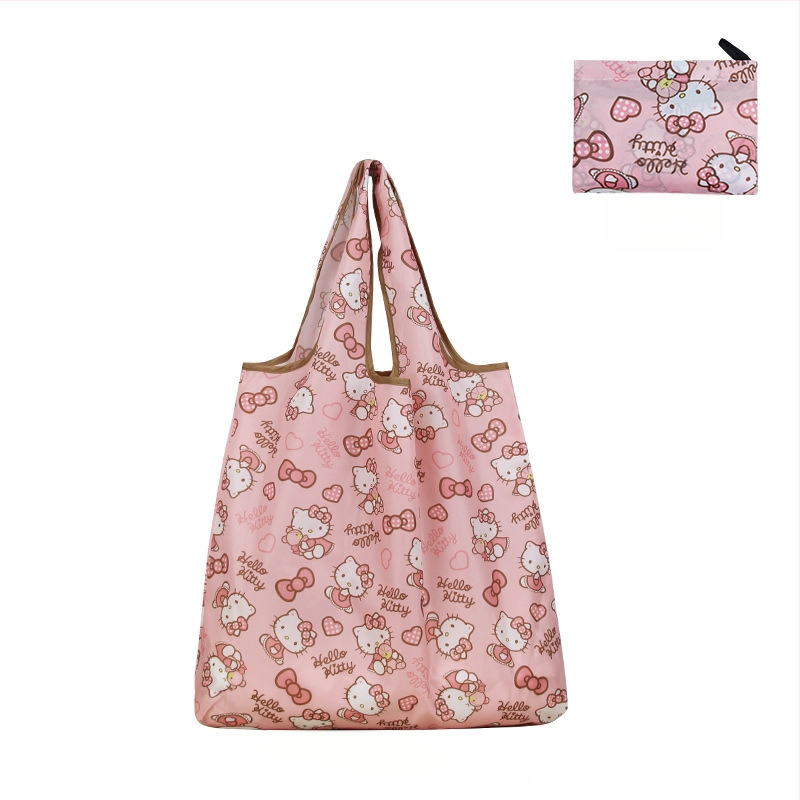 Τσάντα tote με καρτούν — επαναχρησιμοποιήσιμη περιβαλλοντική τσάντα αγορών, μεταξοτυπία, προσαρμόσιμη