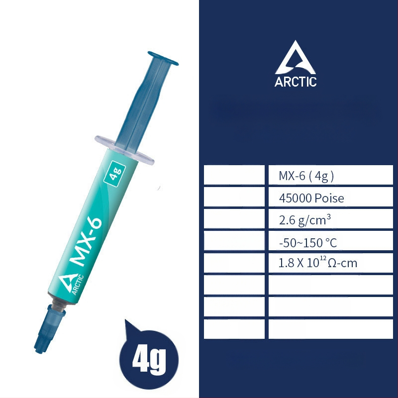 Arctic MX-4 термопаста за охлаждане на CPU и GPU