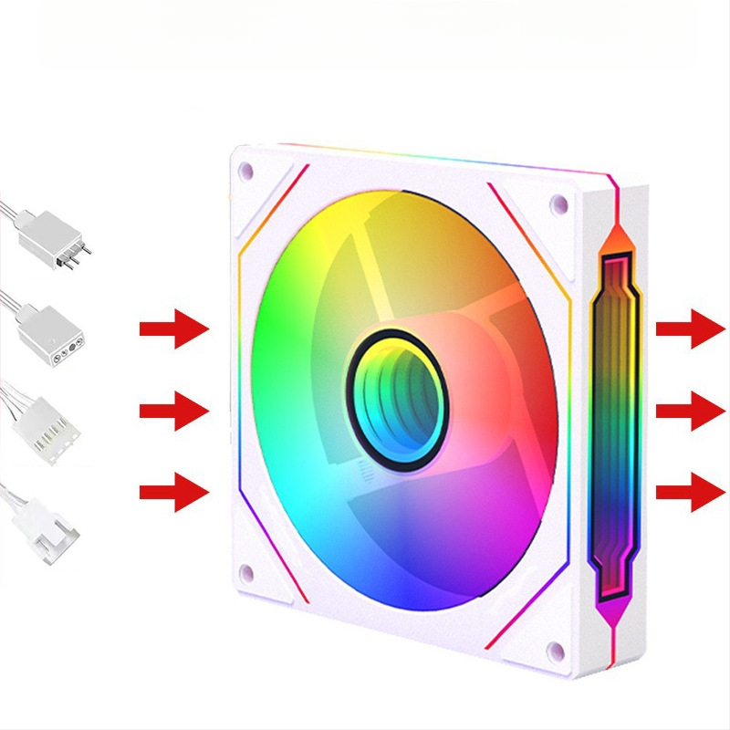 Вентилатор за корпус с радиатор и ARGB+PWM, модел Infinite Mirror от Binghong, пуснат през 2023 г., OEM обработка.