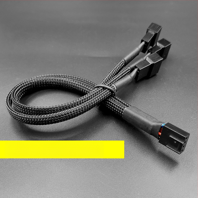 4-πιν PWM διανομέας ανεμιστήρα με hub, μήκος 27 cm, χαλκός αγωγός, για ψύξη PC