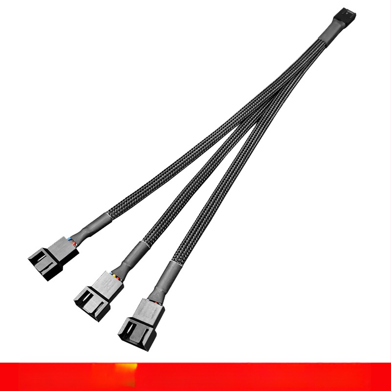 4-πιν PWM διανομέας ανεμιστήρα με hub, μήκος 27 cm, χαλκός αγωγός, για ψύξη PC