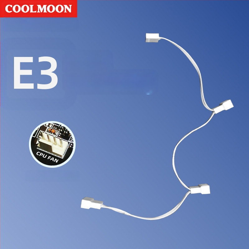 4-πιν PWM διανομέας ανεμιστήρα με hub, μήκος 27 cm, χαλκός αγωγός, για ψύξη PC