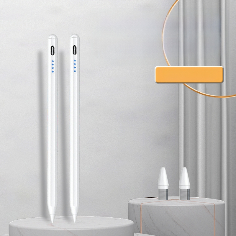 Kapacitív stylus toll iPadhez és tabletekhez mágneses rögzítéssel, fém tokkal, univerzális minden egyben dizájn
