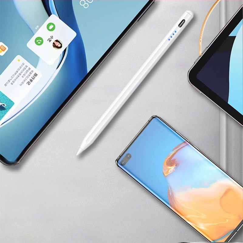 Kapacitív stylus toll iPadhez és tabletekhez mágneses rögzítéssel, fém tokkal, univerzális minden egyben dizájn