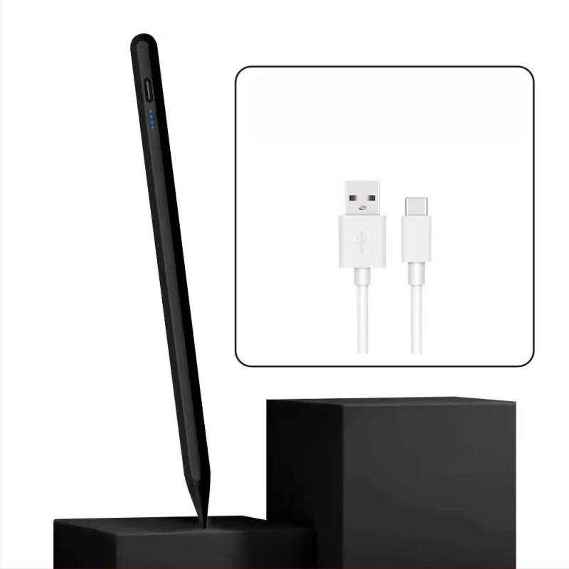 Kapacitív stylus toll iPadhez és tabletekhez mágneses rögzítéssel, fém tokkal, univerzális minden egyben dizájn