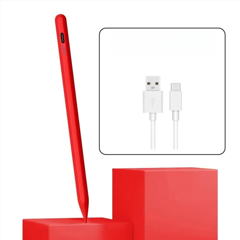 Kapacitív stylus toll iPadhez és tabletekhez mágneses rögzítéssel, fém tokkal, univerzális minden egyben dizájn